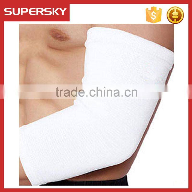 V-665 breathable spandex elasticated elbow support sleeve brace sport compression arm sleeve