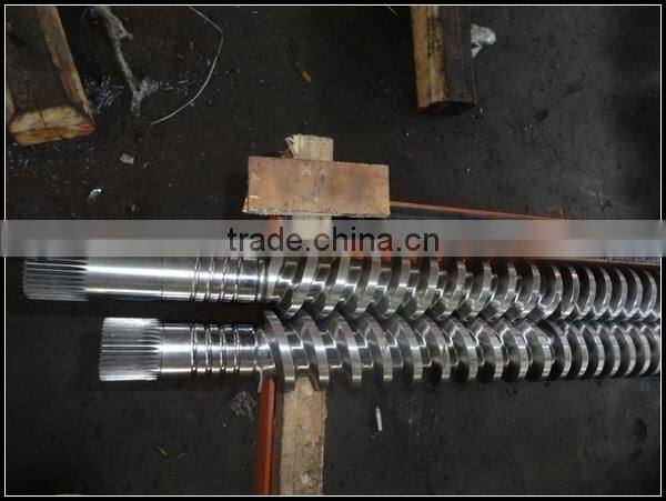 parallel twin screws extruder screw barrel for plastic extruder