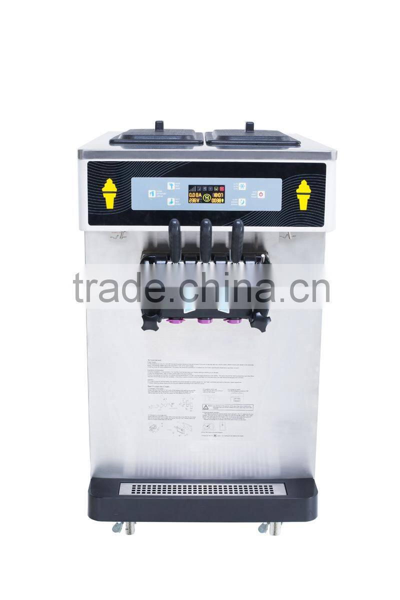 Wide outlets ice cream stand machine on coffee shop, frozen drink kiosks,restaurants