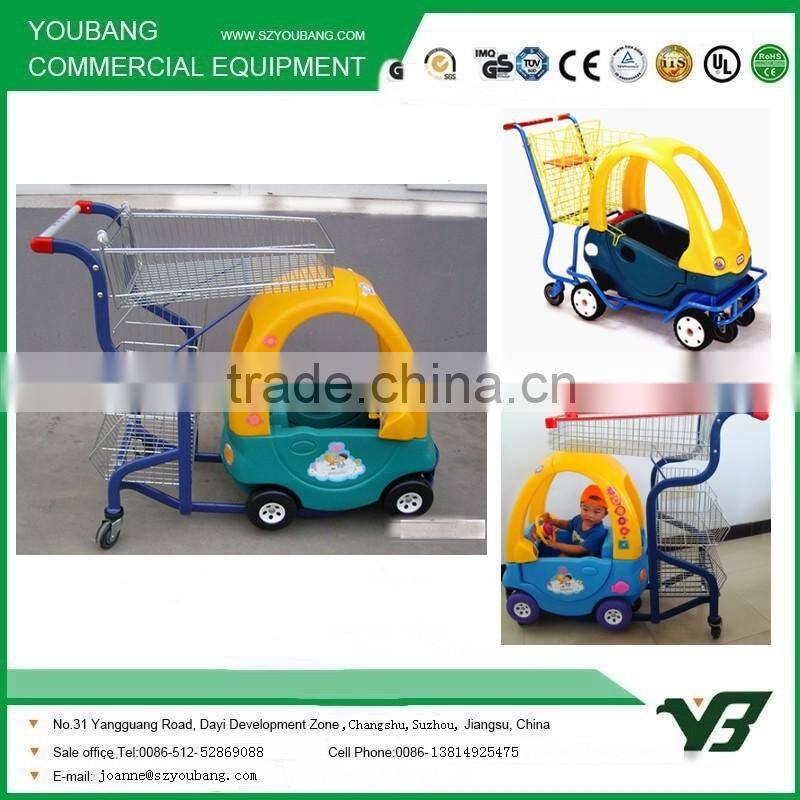 3 Tier Supermarket Child Interest Toy Trolley