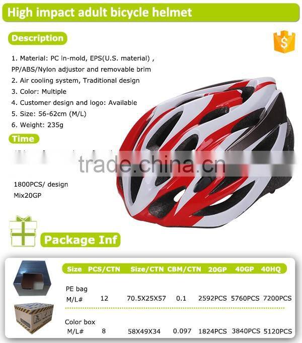 China in mold adult exported sports bike helmet