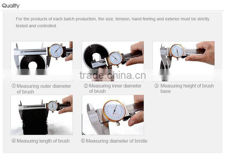 High Quality Spiral Nylon Rotary Brush Conveyor Belt Cleaner