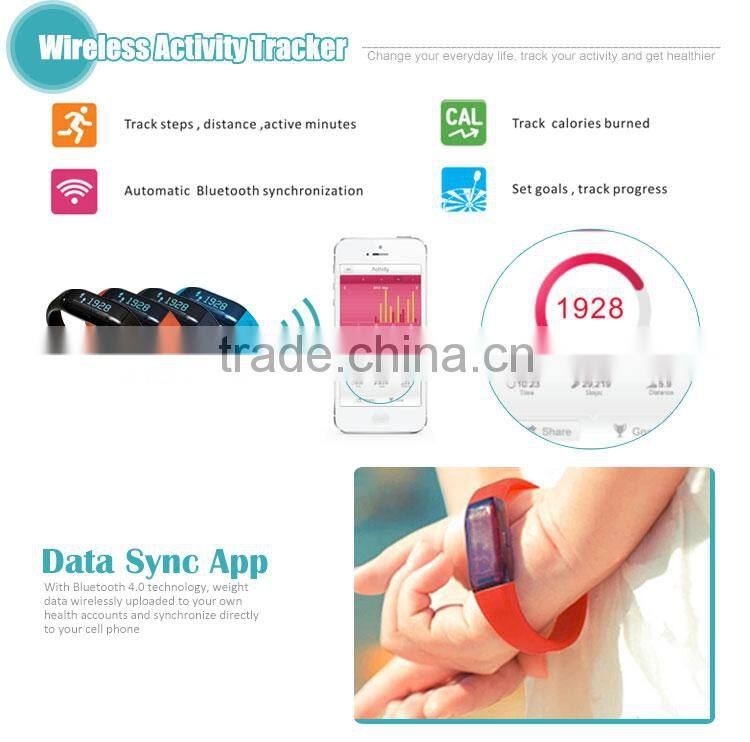 hot selling silicone bracelet with pedomete