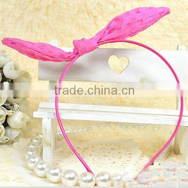 metal fabric rabbit style girls colors alice band