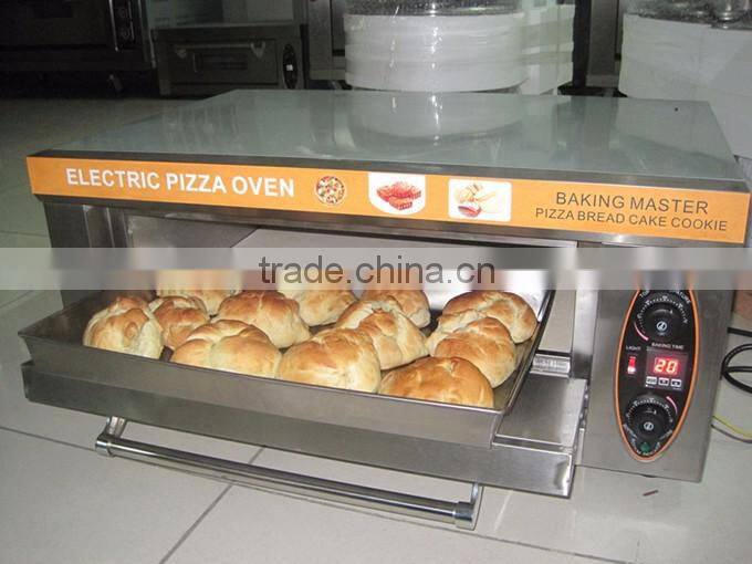 Sinochef 1 Deck 1 Tray Electric Stone Fire Pizza Oven with timer