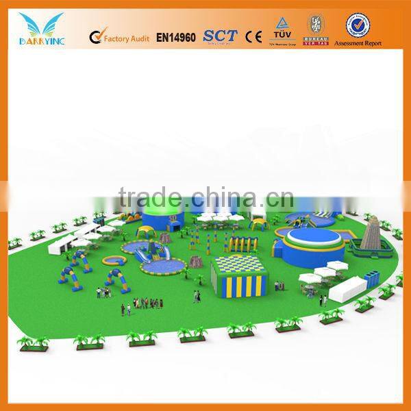 Cheap inflatable water theme park, 2014 newly factory design for adult water game