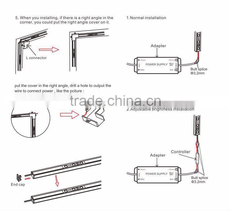shenzhen high quality GLMD131L-U store front exterior LED lights, interior light, indoor and outdoor led light