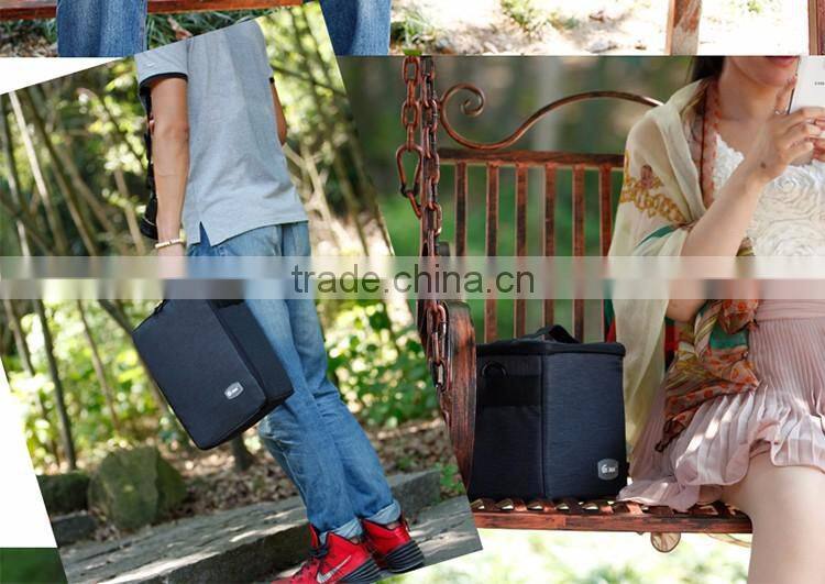 Customized professional waterproof outdoor lens soft pouch camera bag