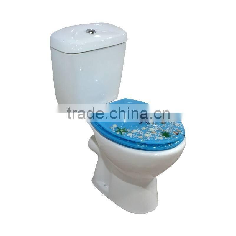 Elongated made in China polyresin bathroom sanitary color wc seat cover