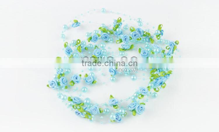 Roses Garland Wedding Decoration Pearls