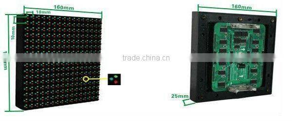 P16 round high resolution xxxx videos led display screen for advertising