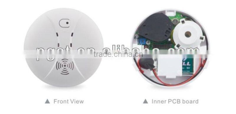 4 wired fire smoke detector alarm ,433/868Mhz, CE&ROHS&EN14604