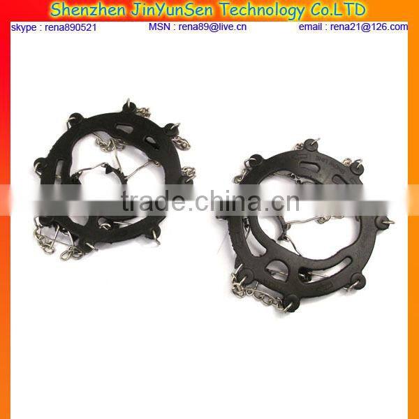 best quality steel chain anti-slip ice grip shoe covers