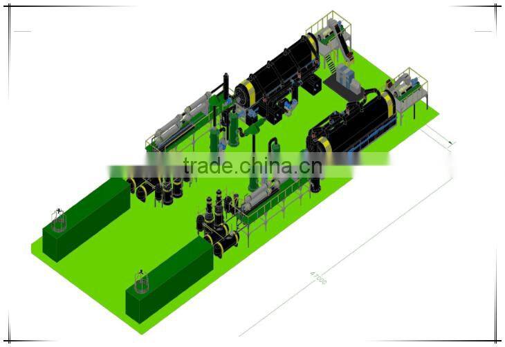 China JZ Machine recyling plastic to oil with high output