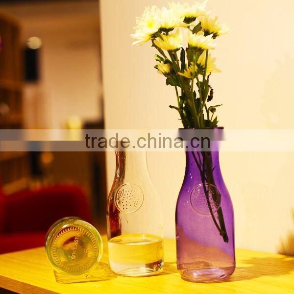 bulk wholesale clear glass terrarium / glass flower vases made in China