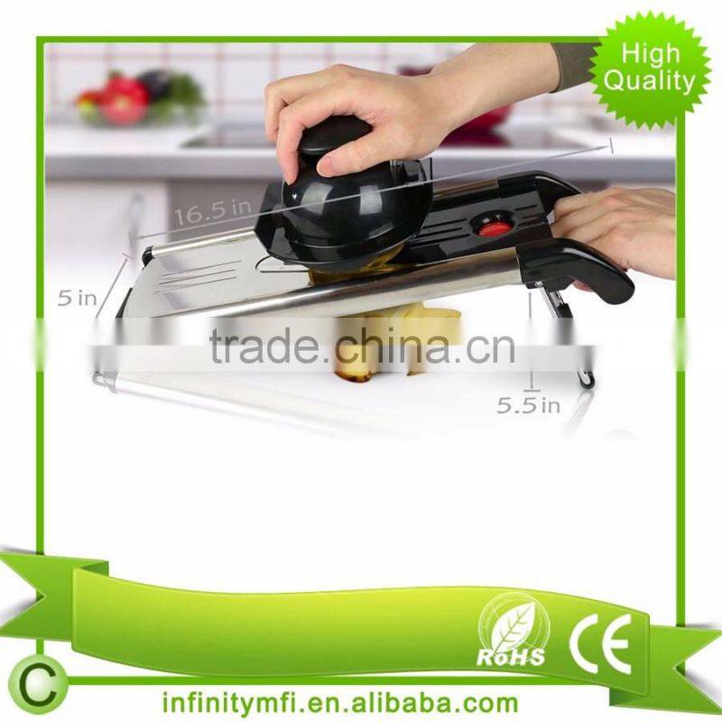 Professional V Blade Slicer INW1005B Black Recipes Vegetable Slicer Vegetable Cutter Julienne Chopper