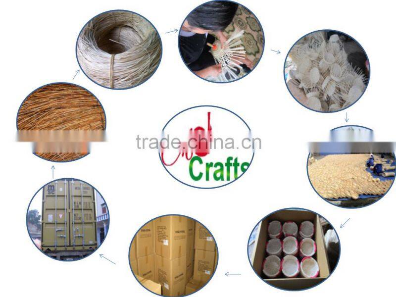 rattan flower weaving pot or clothing basket