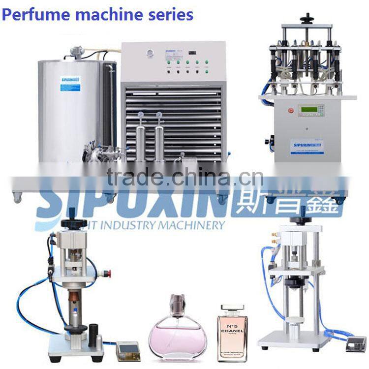 SPX Four Nozzles Perfume Filling Machine Manufacturer For Perfume Glass Bottle