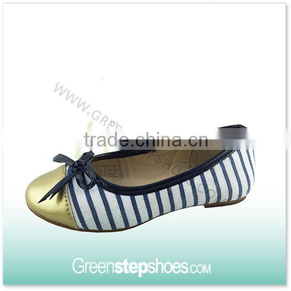 Golden Color Beautiful New Model Girls Shoes Children Leather Shoes