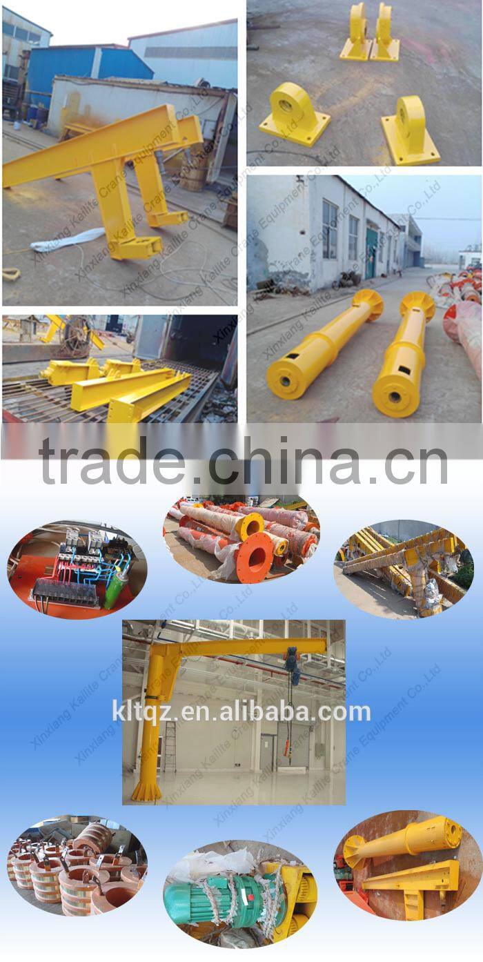 1 ton electric stationary cantilever jib crane