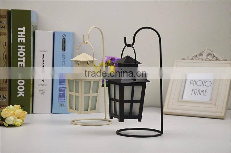 2015 new design retro European-style metal candle holder,hanging wrought iron candlestick
