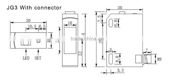100mm laser sensor,high power laser light souce, red visible light