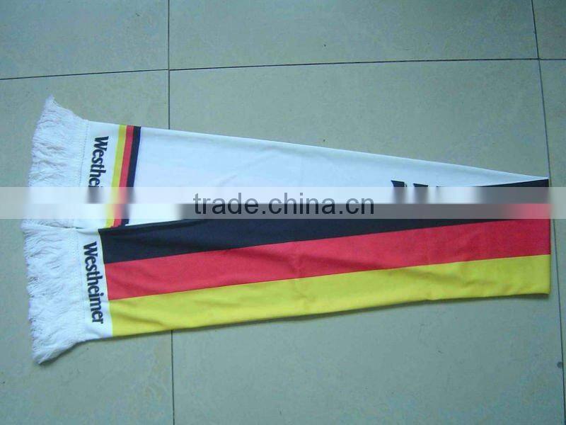 High quality customized soccer promotion sports scarf