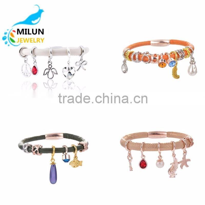 endless flower charm fit all european bracelet