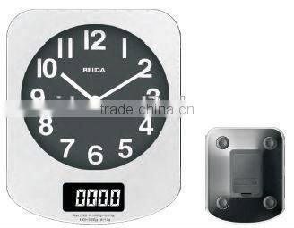 2014 fashion design with wall clock scale