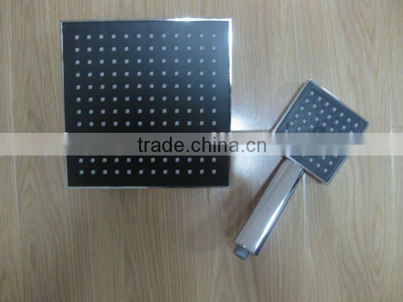 square rain shower set