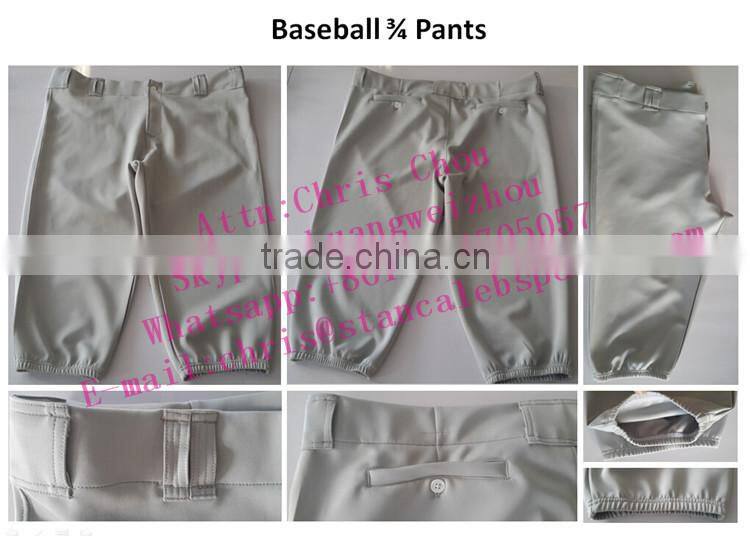 Stan Caleb Custom sublimation wholesale baseball pants