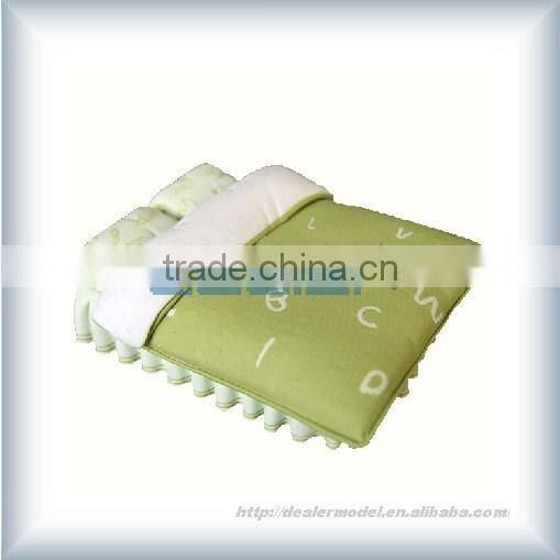 Ceramic double bed,CH-0501,Scale model ABS bed,NEW model ABS bed,architectural model furniture,model bed,beautiful bed