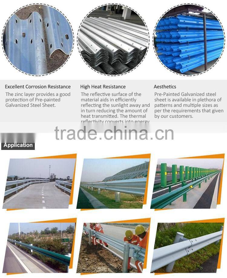 Newest Galvanized Steel Highway Flex Beam Guardrail for Sale
