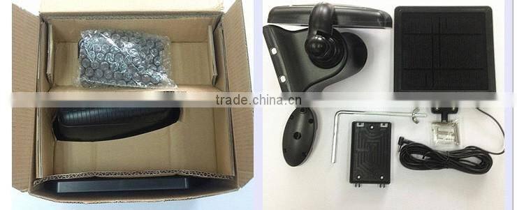 Singapore, Battery powered Solar Wall Light with Infrare Sensor, compact exterior wall Luminaire powered by solar energy