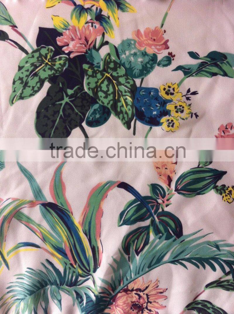 flower print fabric for women garments