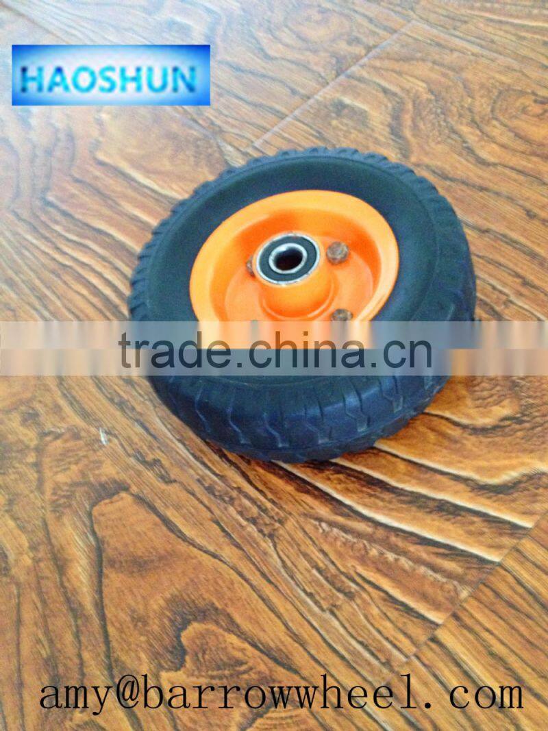 semi solid rubber wheel for mower tractor/tool cart/ wheelbarrow