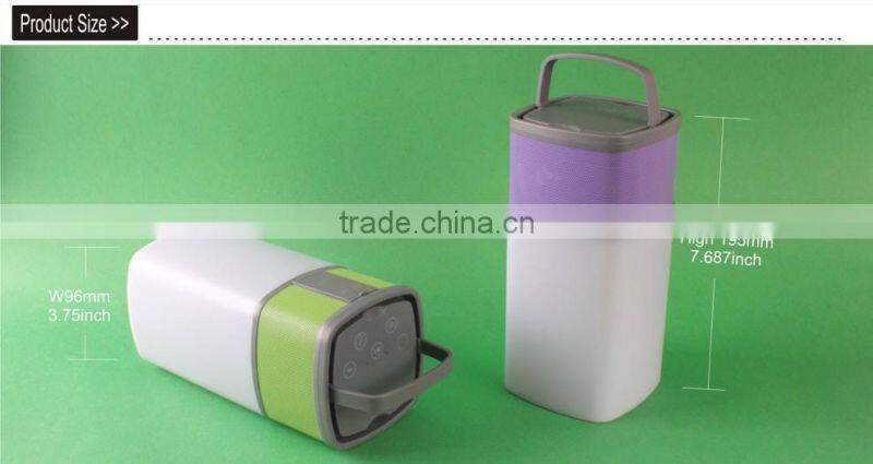 2016 New Product 4000mAh Power Bank Waterproof Wireless Bluetooth Speaker