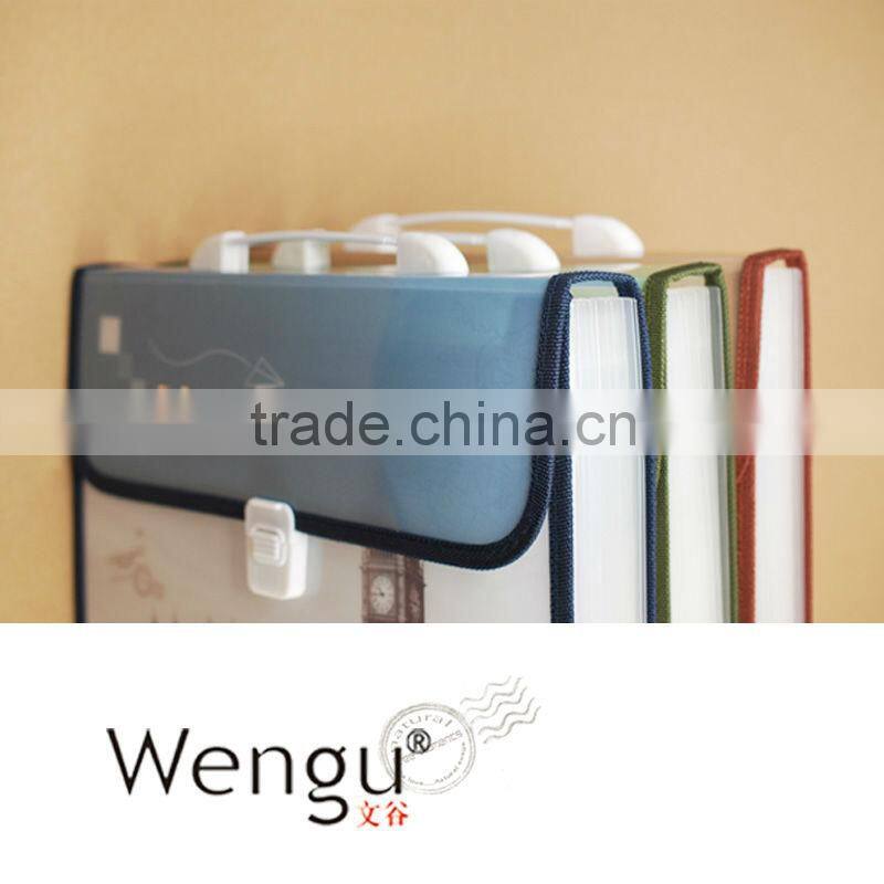 2014 new design PP Expanding Bag with 12 pockets