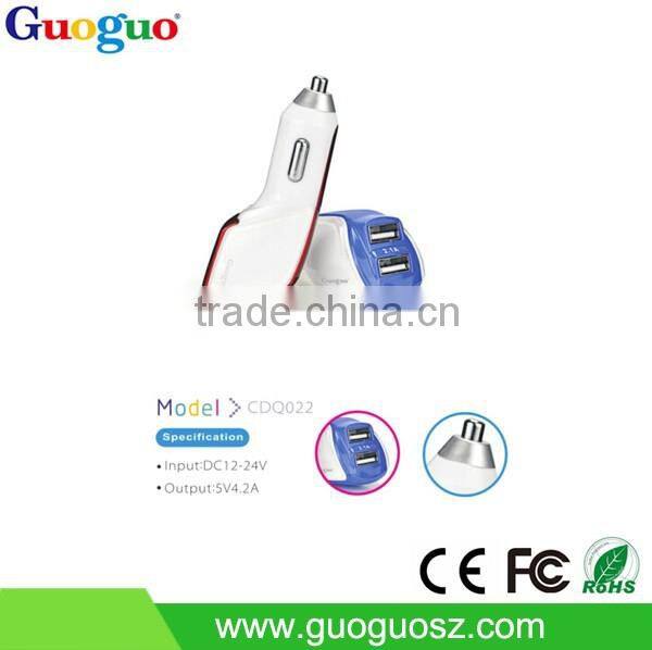 2015 New Style Multiple Mobile Phone Car Charger for Electric Device