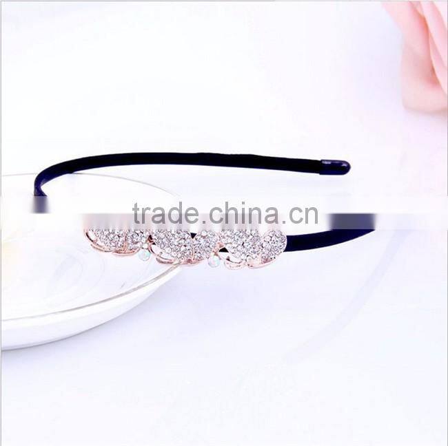 Fashion Korean Pearl Headband, Rhinestone Headband For Ladies