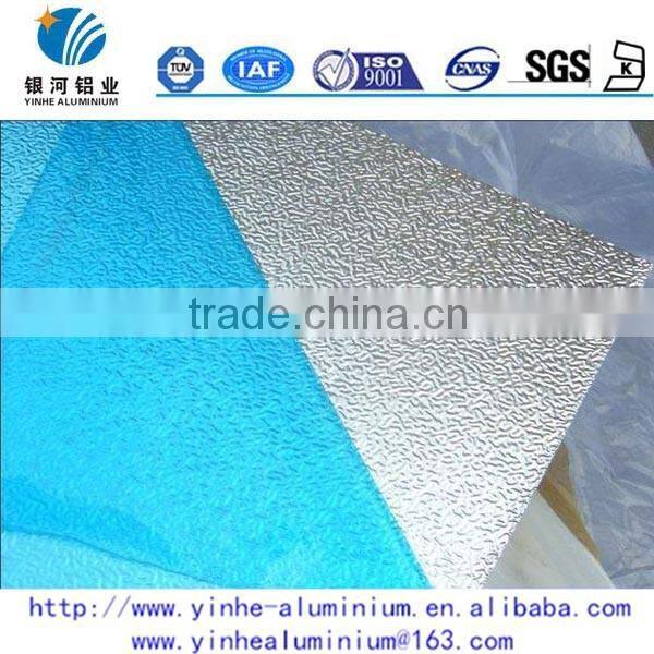 1060 H14 stucco embossed aluminum foil for construction