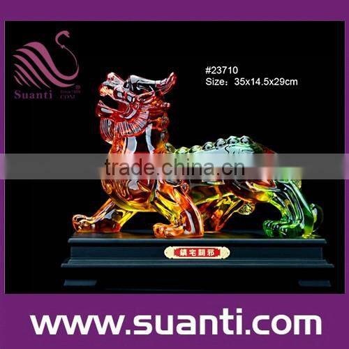 Resin imitational jade Pixiu statue