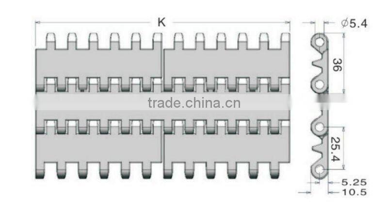 high quality assenbly conveyor belt