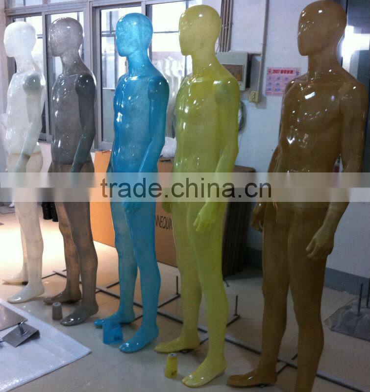 2014 fashion fiberglass plus size transparent colourful female home decor model LM-4