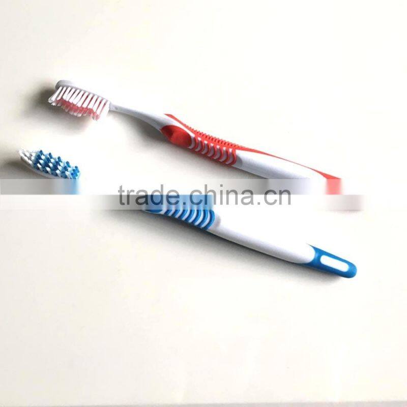Hot selling toothbrush for adult , adult toothbrush with gum massage, tooth brushes