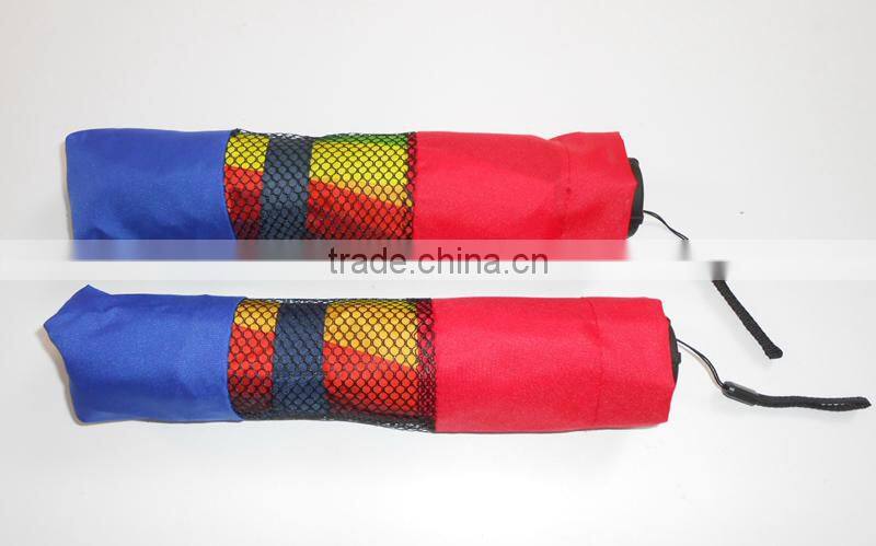10 ribs high quality rainbow folding umbrellas