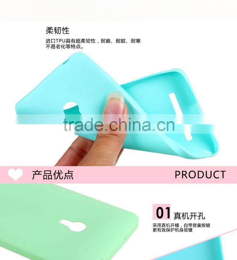 Factory price clear soft tpu cover case for asus zenfone 5