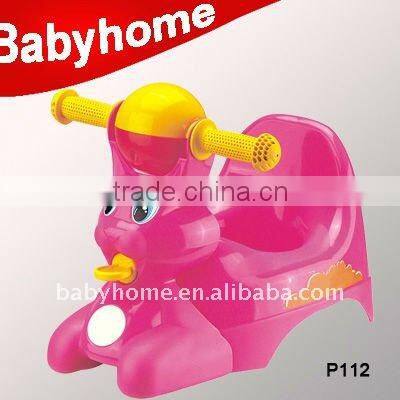 child kids plastic portable musical potty