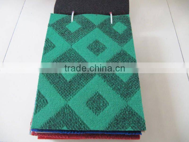 100% polyester Needle Punched Nonwoven Velour Carpet