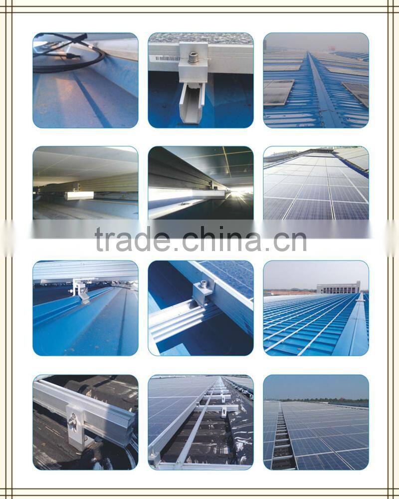 Color Steel Tile Roof PV Bracket (Biaxial Screw)